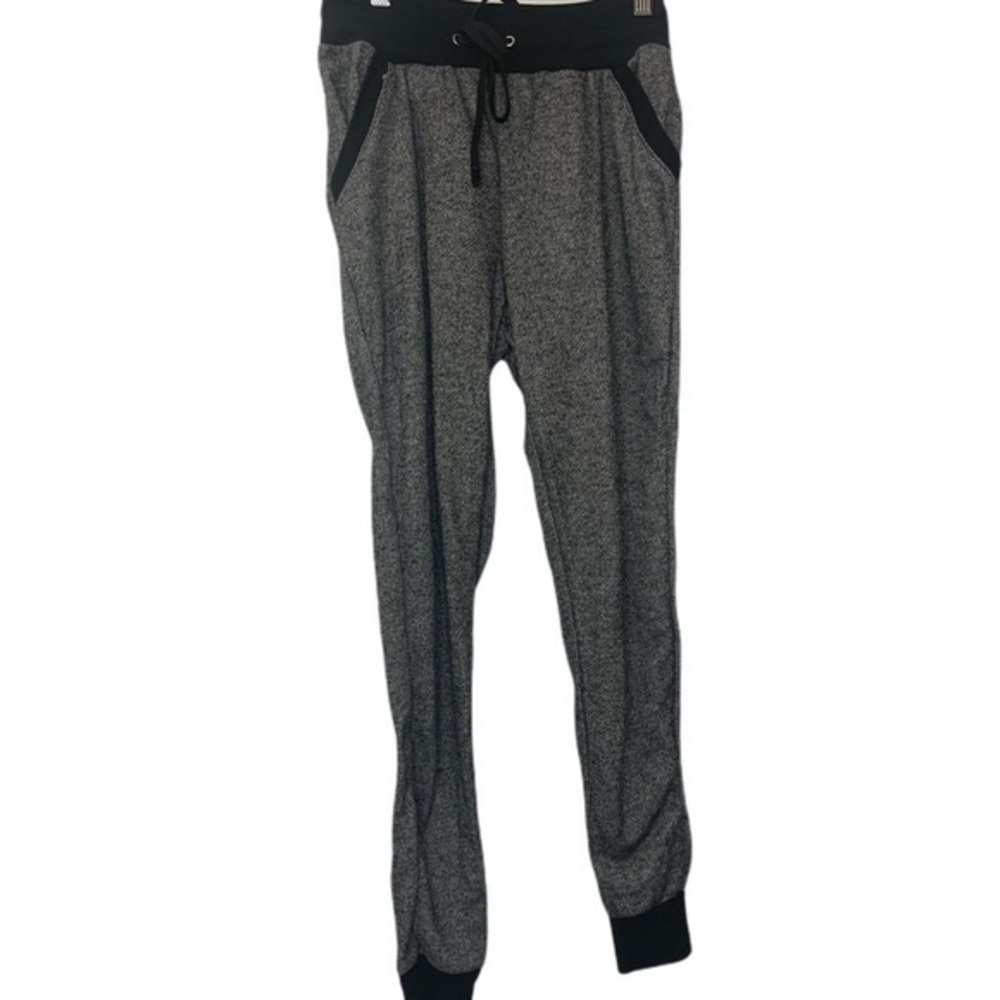 New Over The Limit Apparel Gray Athleisure Athletic Knit Jogger Pants